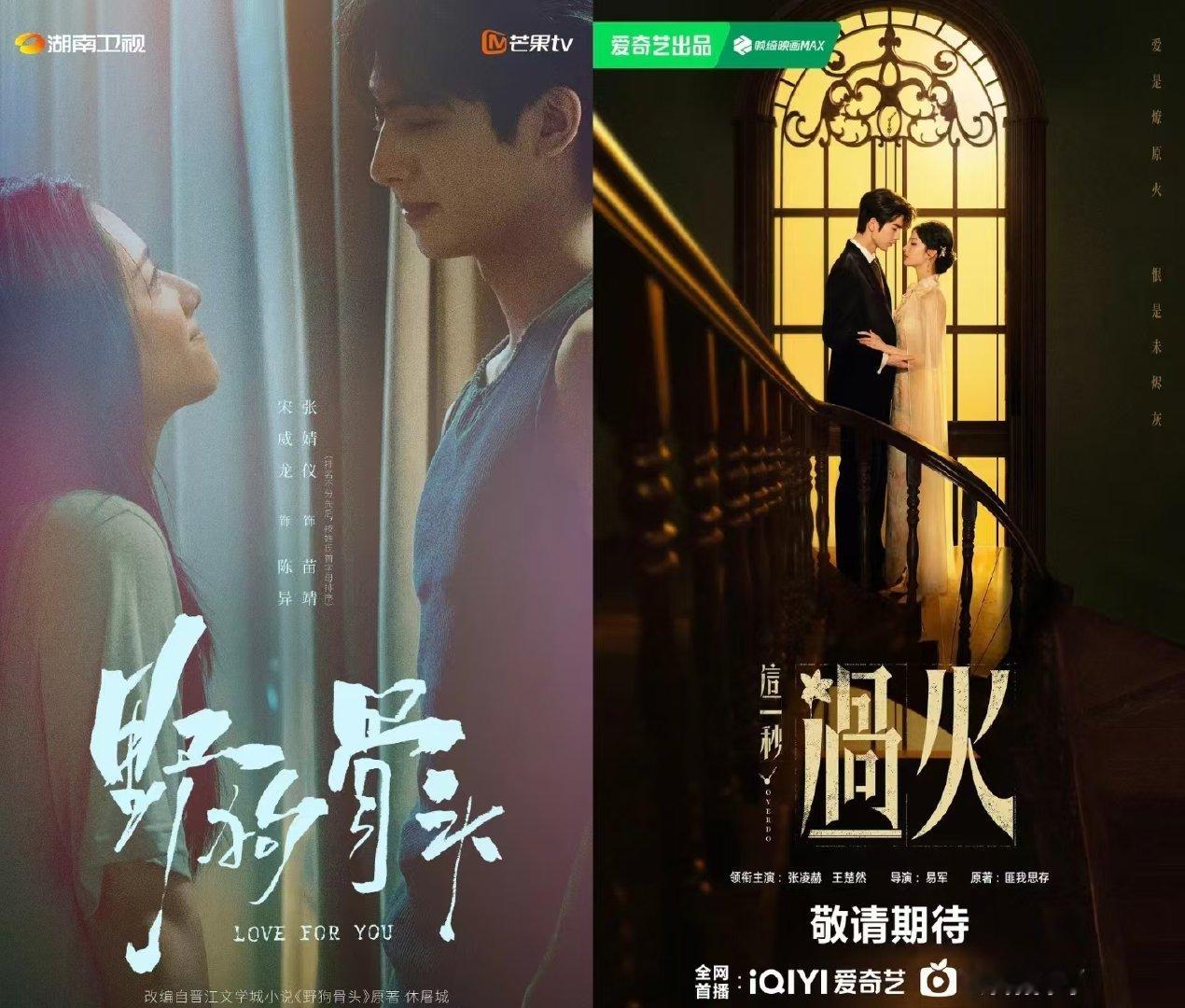 网传张凌赫宋威龙新剧对打网传这一秒过火野狗骨头对打好像都是暑期档，两部都想看！