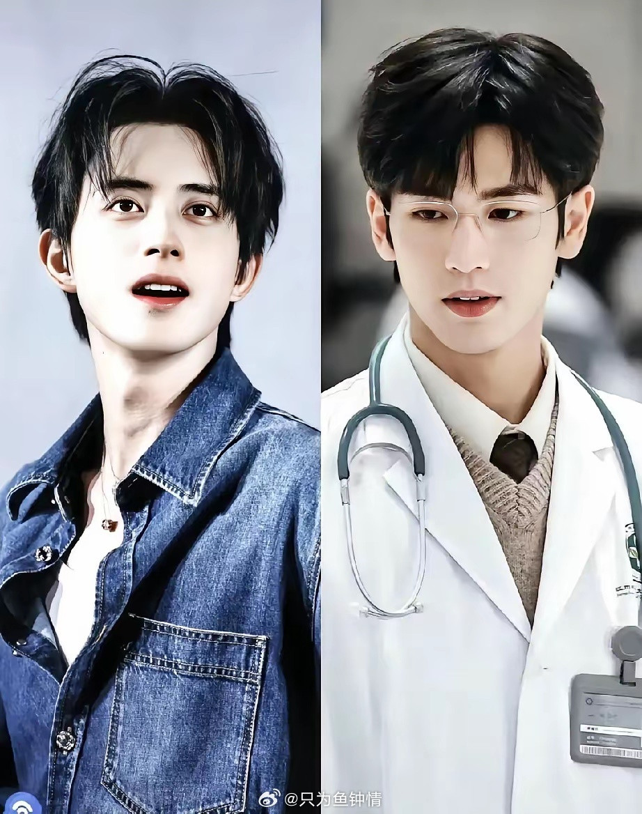 敖瑞鹏和张凌赫年纪差不多，身高也相近，都是高挑挺拔的大高个。敖瑞鹏科班出身，表演