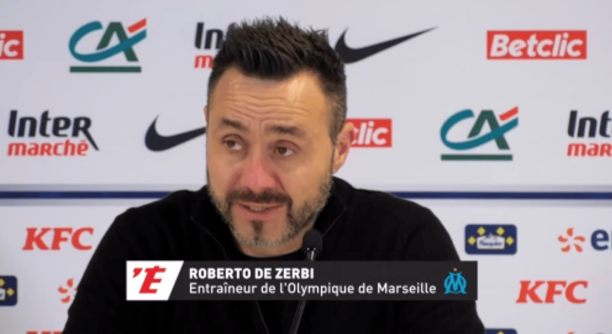 德泽尔比: 马赛是一支奇怪的球队;球迷比我们想象的更聪明