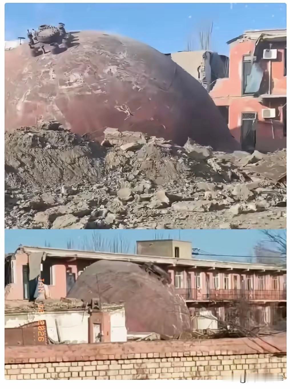 真是太幸运了！包钢附近的一个普通居民家庭，周末全家出去遛弯。没想到回来后发