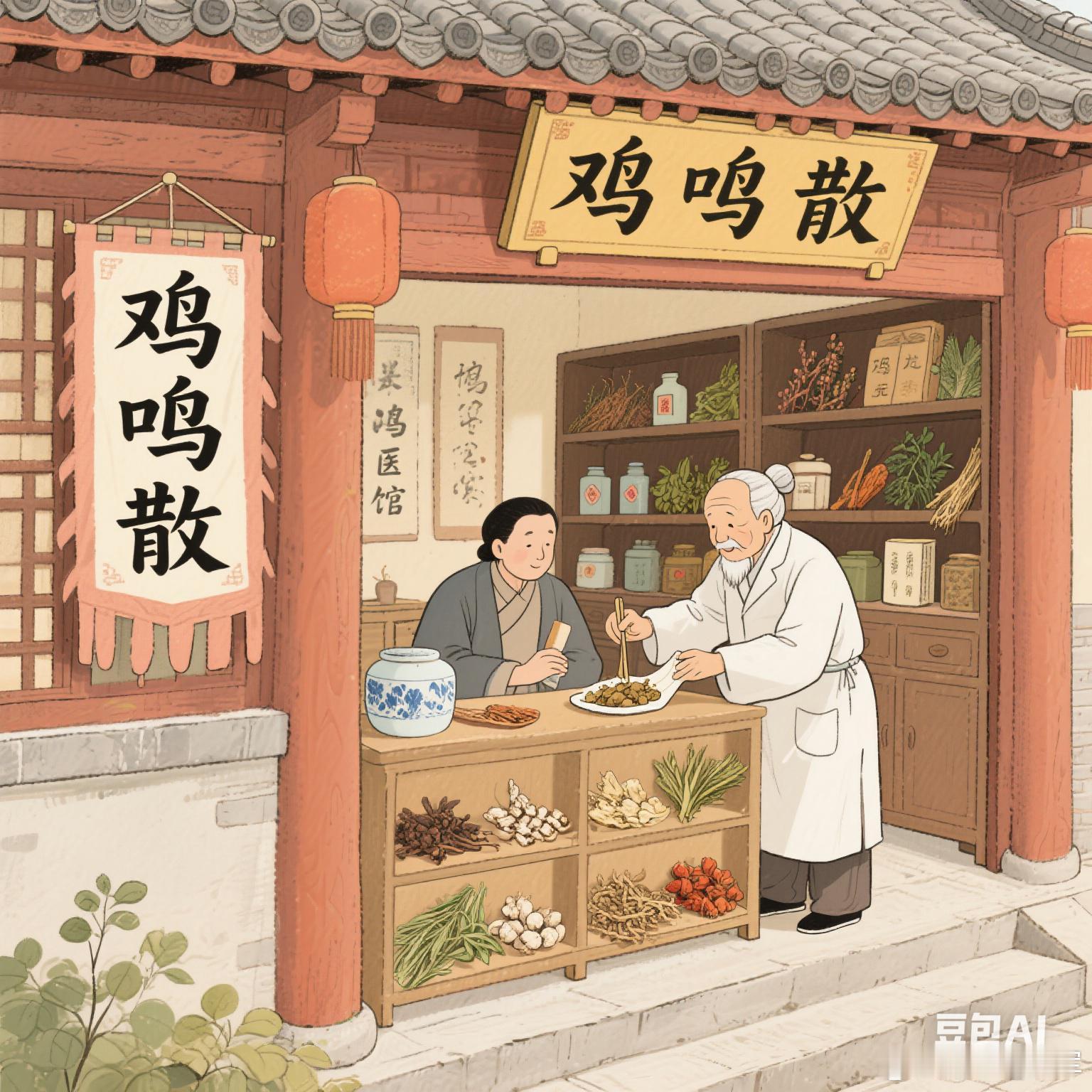 鸡鸣散是一首经典的中药方剂，其配方及功效如下：配方-槟榔15g、陈皮6g、