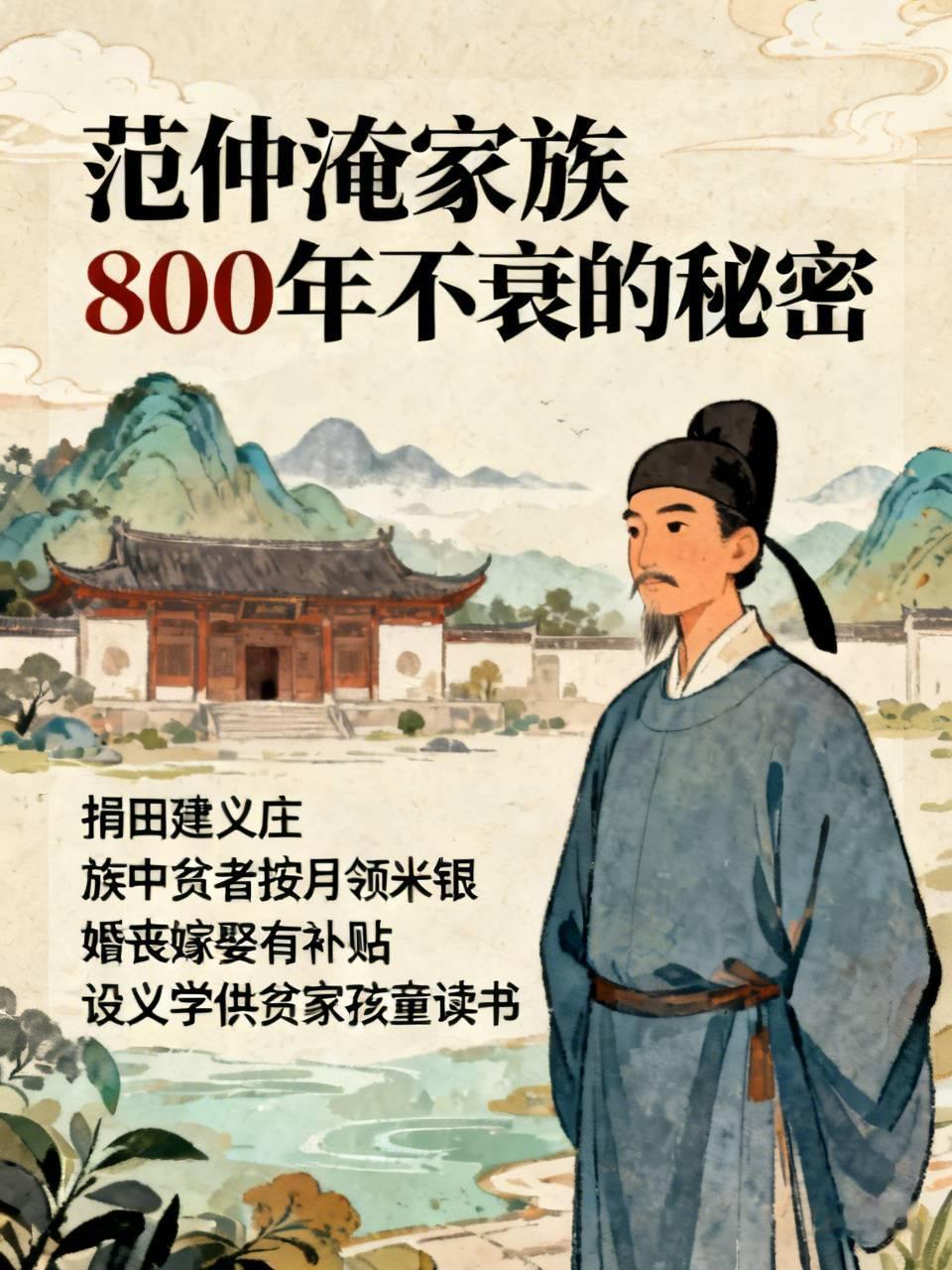 为什么范仲淹家族沿续800多年不衰？早前赴苏州天平山游览，撞见范