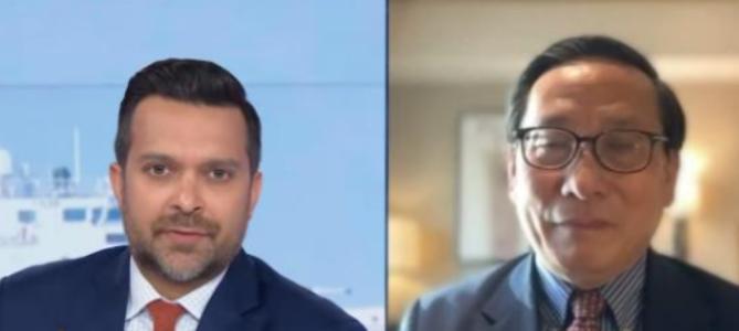 英国一记者质问我国学者高志凯：“难道中国不愿意尊重国际法吗？海牙国际裁决否定了中