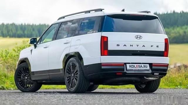 下一代现代胜达渲染图曝光，外观与现款差异显著：前脸放弃贯穿式灯带，改用纤细分体