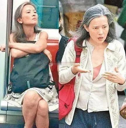 2012年，落魄的蓝洁瑛一个人独自逛街，被媒体拍下的照片，曾是当红花旦，可惜命运