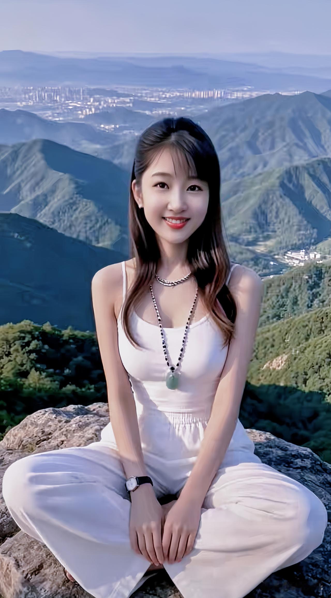 揽满目青山，享片刻自由；醉无边风月，守一份从容。分享你的随手拍少女风写真