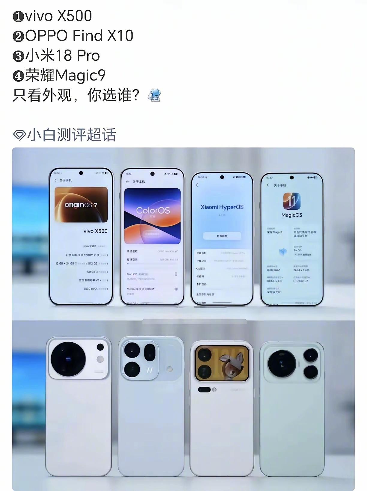 只看外观，我选小米​​​
