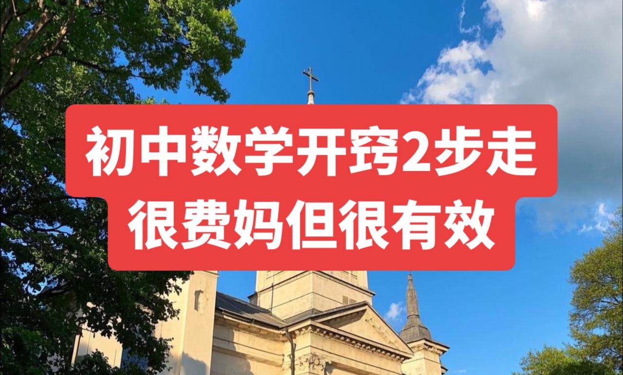 不会还有家长觉得初中数学只要死记硬背、疯狂刷题就能学好的吧？大漏特漏！初中数学，