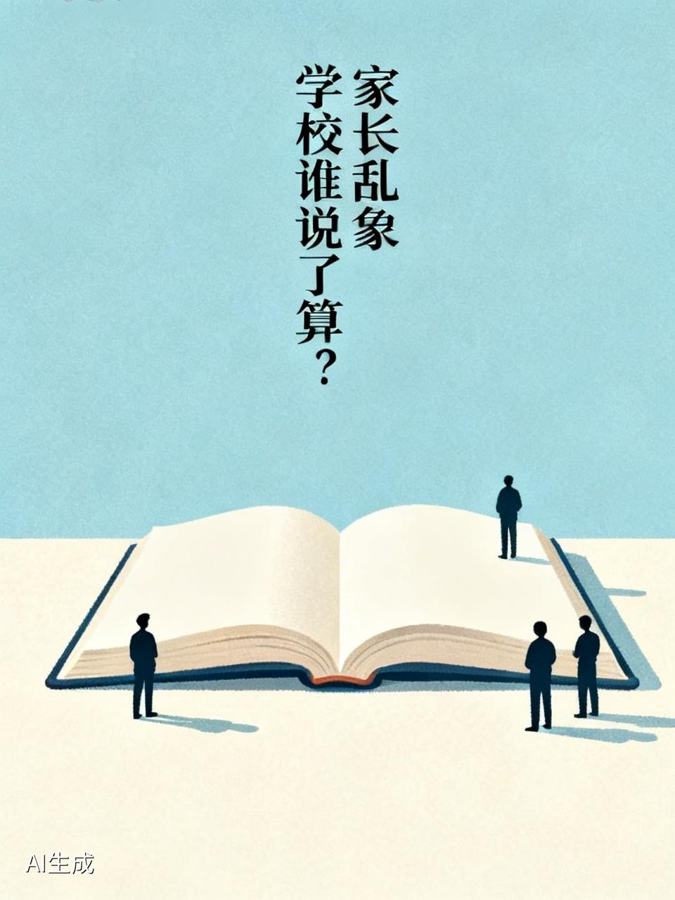 学校现在谁说了算？不是校长说了算，更不是老师说了算，是那些爱投诉、爱闹事的