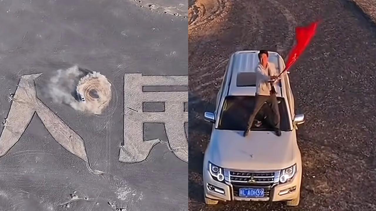 网友立大功！破坏大字标语的人终于抓到了！事情刚发生时候，嫌疑人还在网上发视频诉委