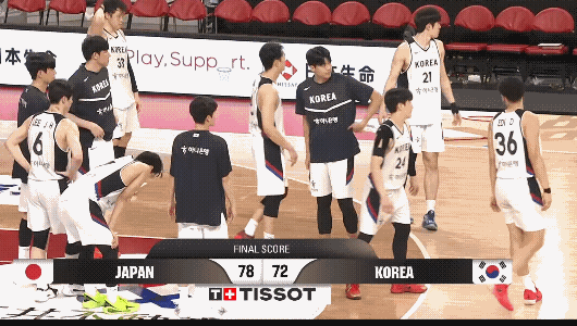 日本男篮主场78:72击败韩国男篮，这就有意思了，小组中国男篮击败日本男篮，日本