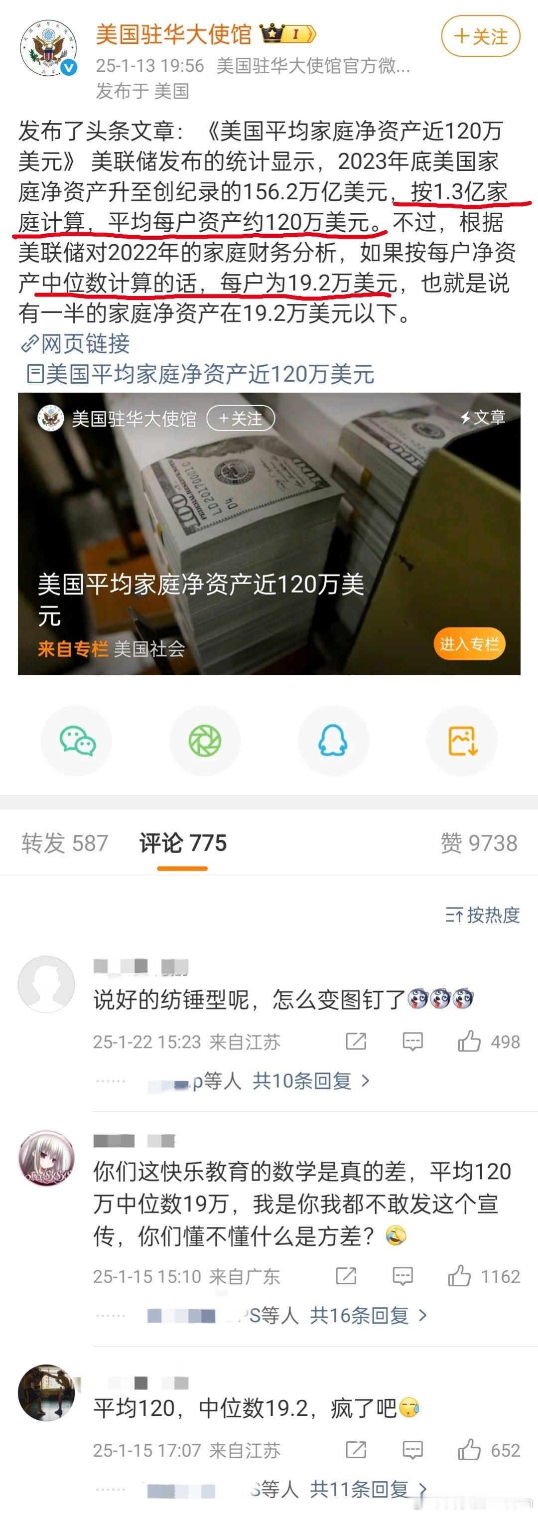 这是美国官方自己发的数据。