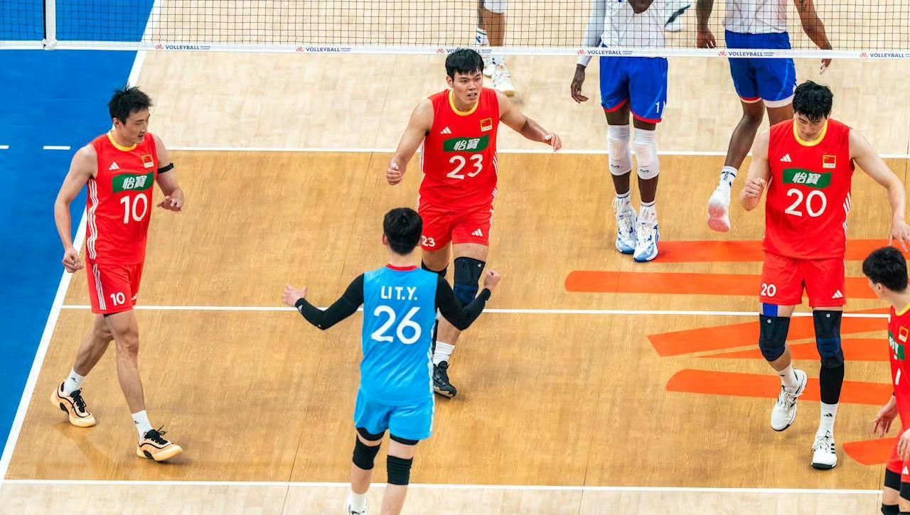 【#中国男排#五局力克古巴结束分站赛】2025年世界男排联赛波兰格但斯克站，中