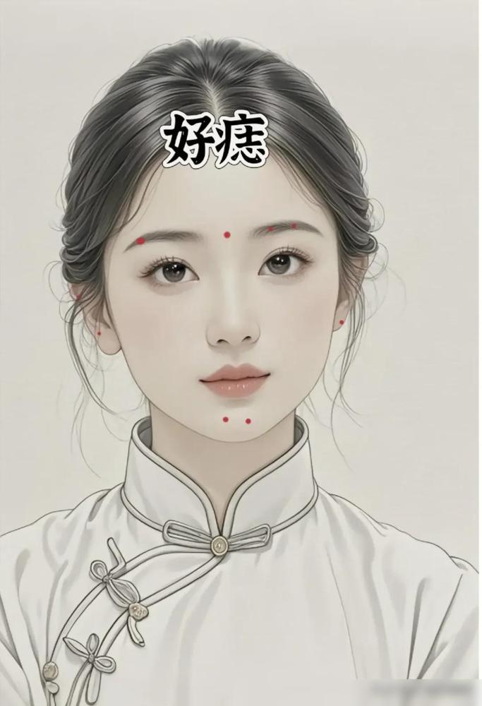 这些好痣，留下吉利的痣长在眉毛里的痣不管是眉头，眉峰还是眉尾，只要是小而平滑的