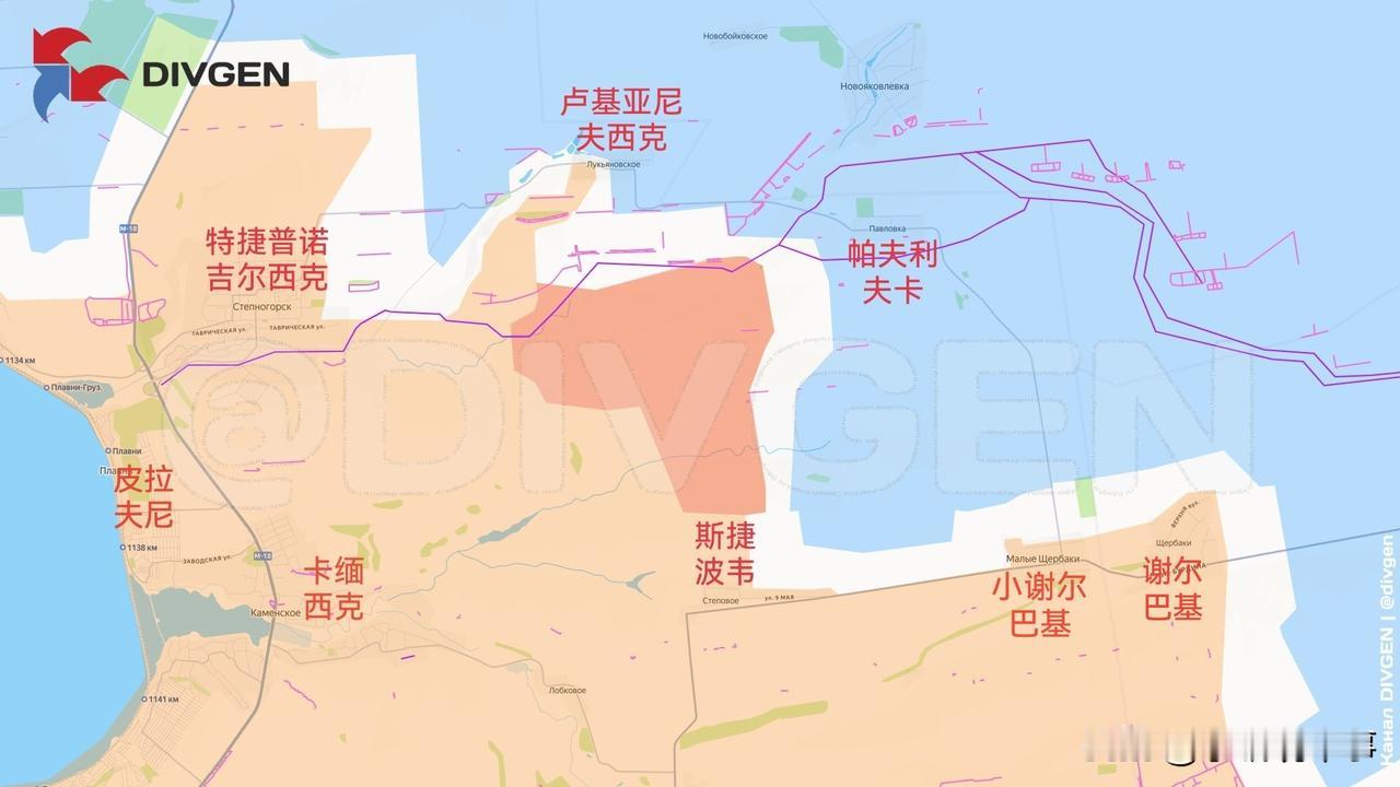 12月28日箭头社更新俄乌战报：图一：扎波罗热州前线，俄军正迅速向帕夫利夫卡