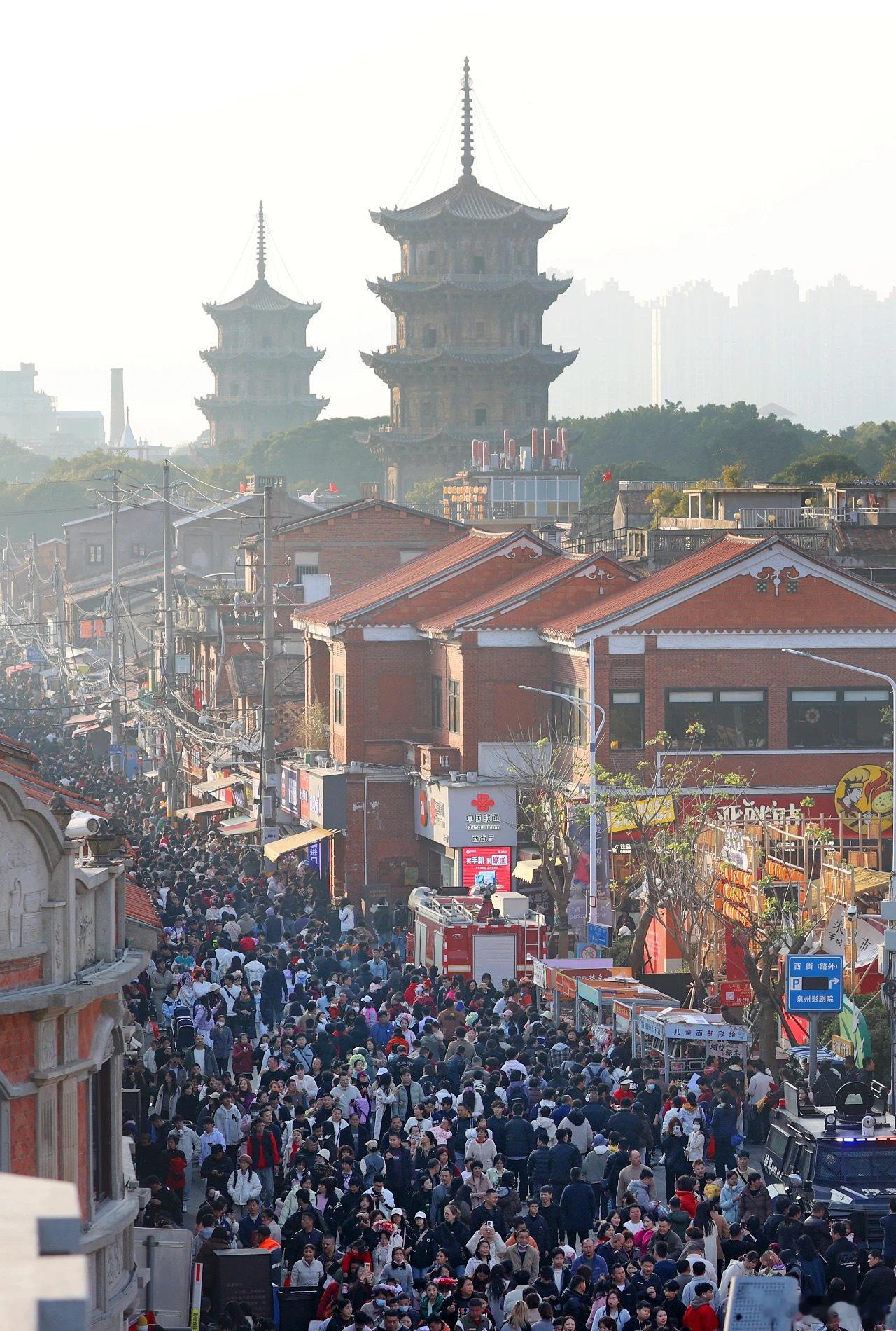 福建一城市春节旅游热度涨幅全国第一泉州古城客流量163万人次，增长19.8%