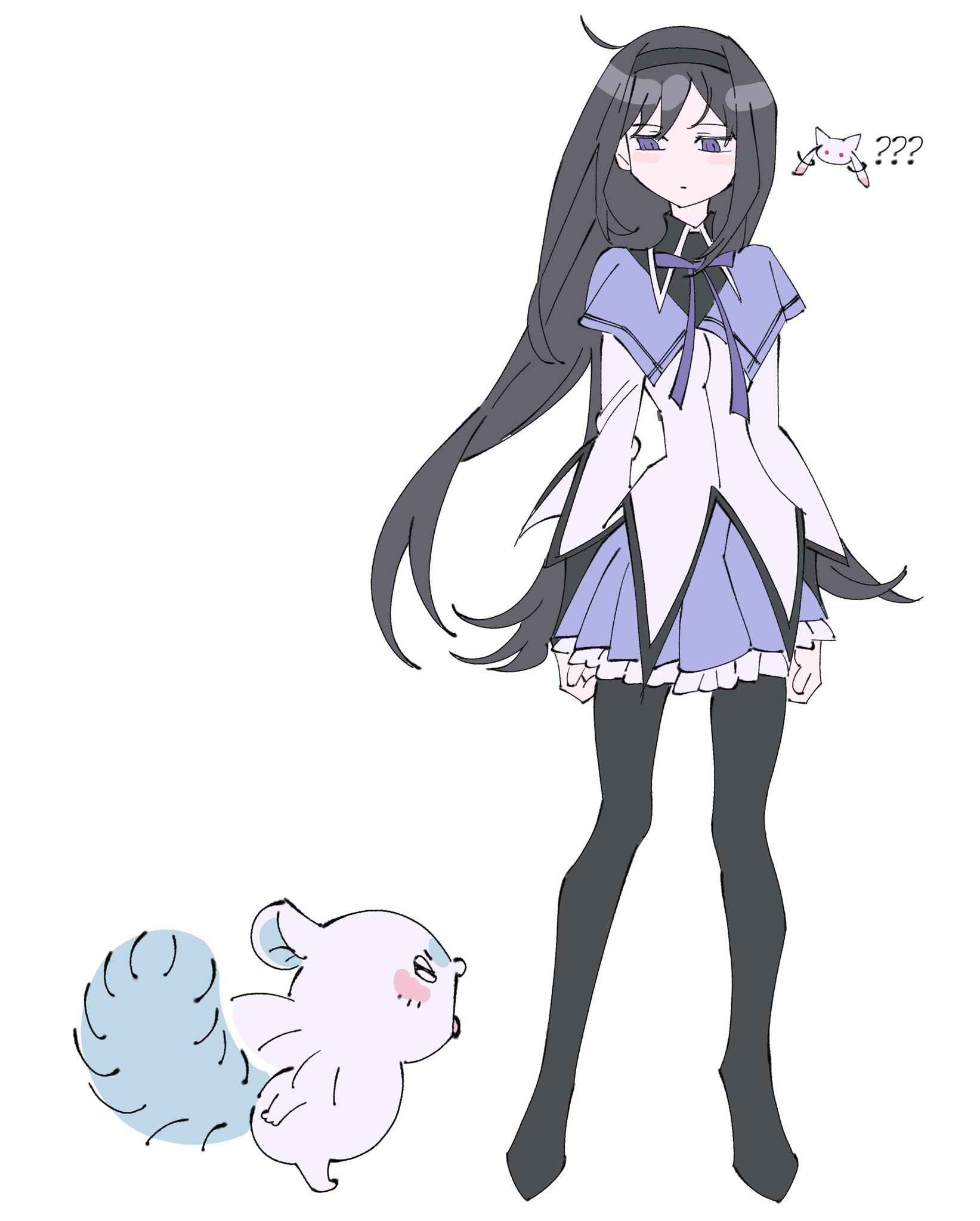 魔法少女小圆动漫追番团晓美焰和飞鼠两个傲娇真的太搭了.🤩绘：Csto000