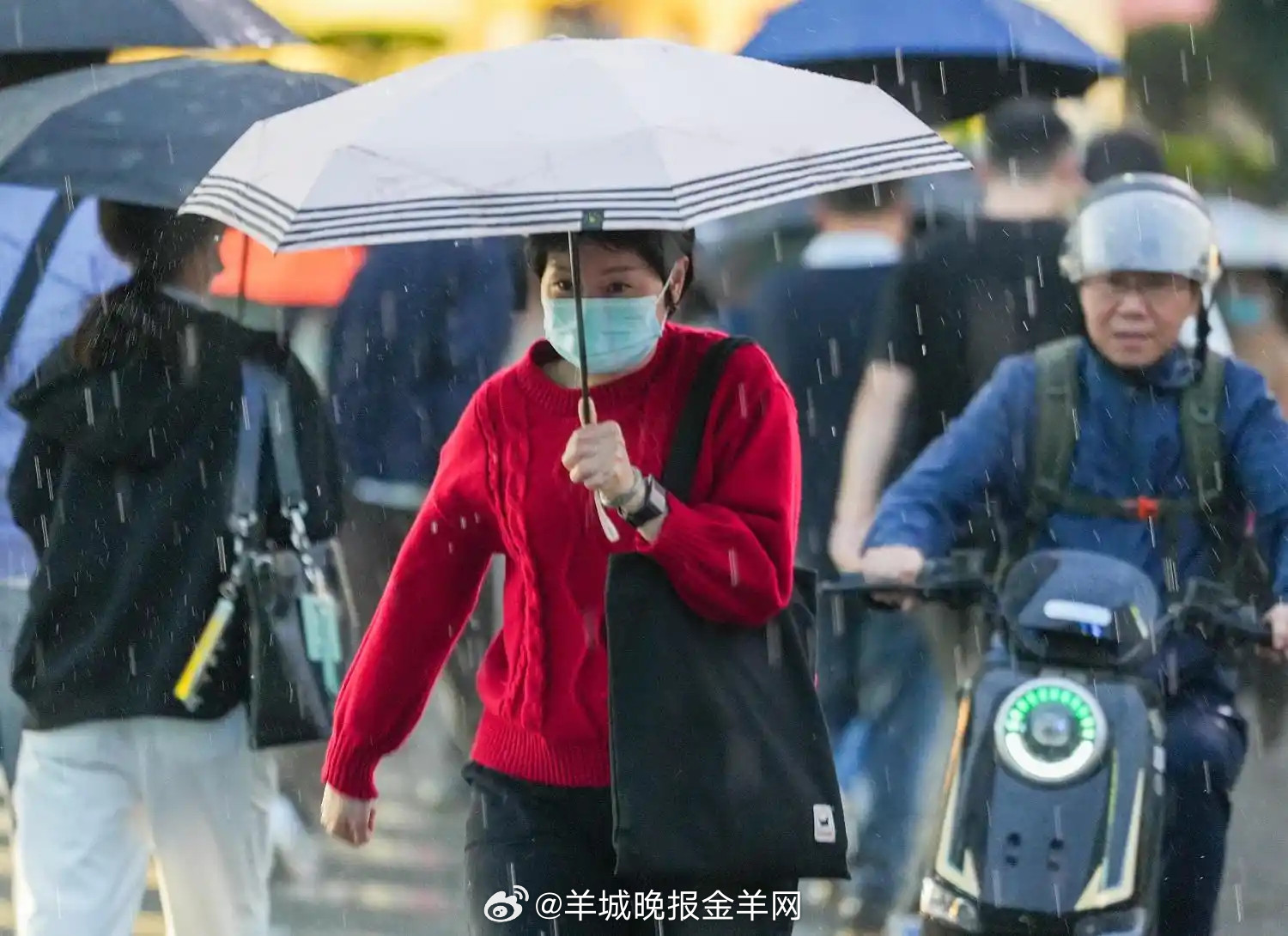 #广州身边事#【#广州最低气温明天降到个位数#风力逐渐加大有小雨】今天开始又