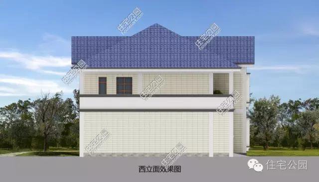 万自建实用农村别墅12X12米, 含全图 预算