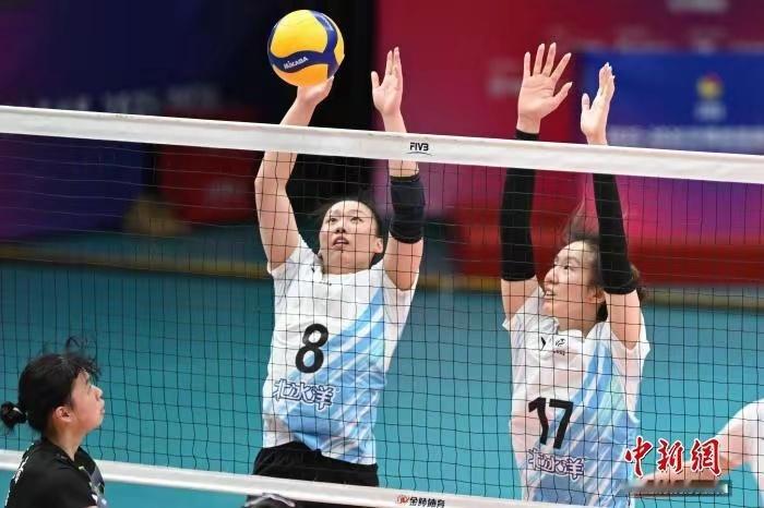 女排超级联赛：北京女排3:0力克福建女排中国女排超级联赛中国排球超级联赛24日