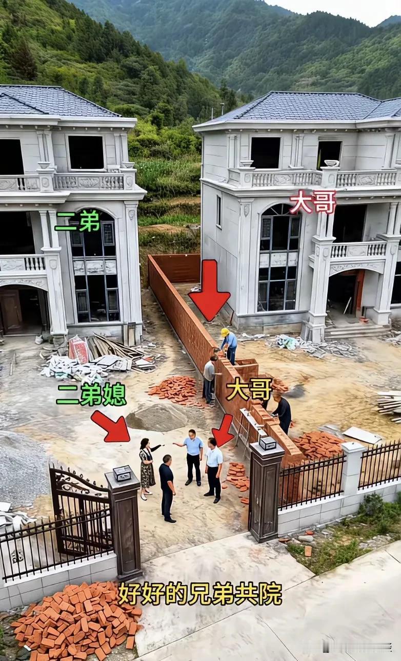 原本好好的兄弟情，被女人给搅和散了。兄弟俩在老宅上商量好盖房子，原计划是共处一个