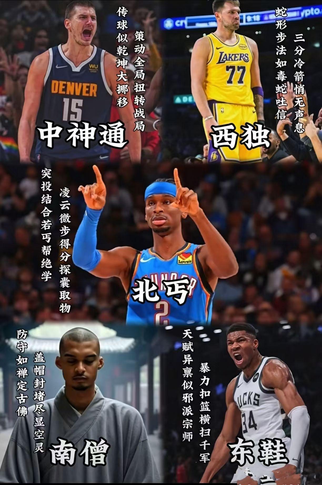 当前联盟五大巨星，好像都有MVP。约基奇，亚历山大都好几个。字母哥也有M