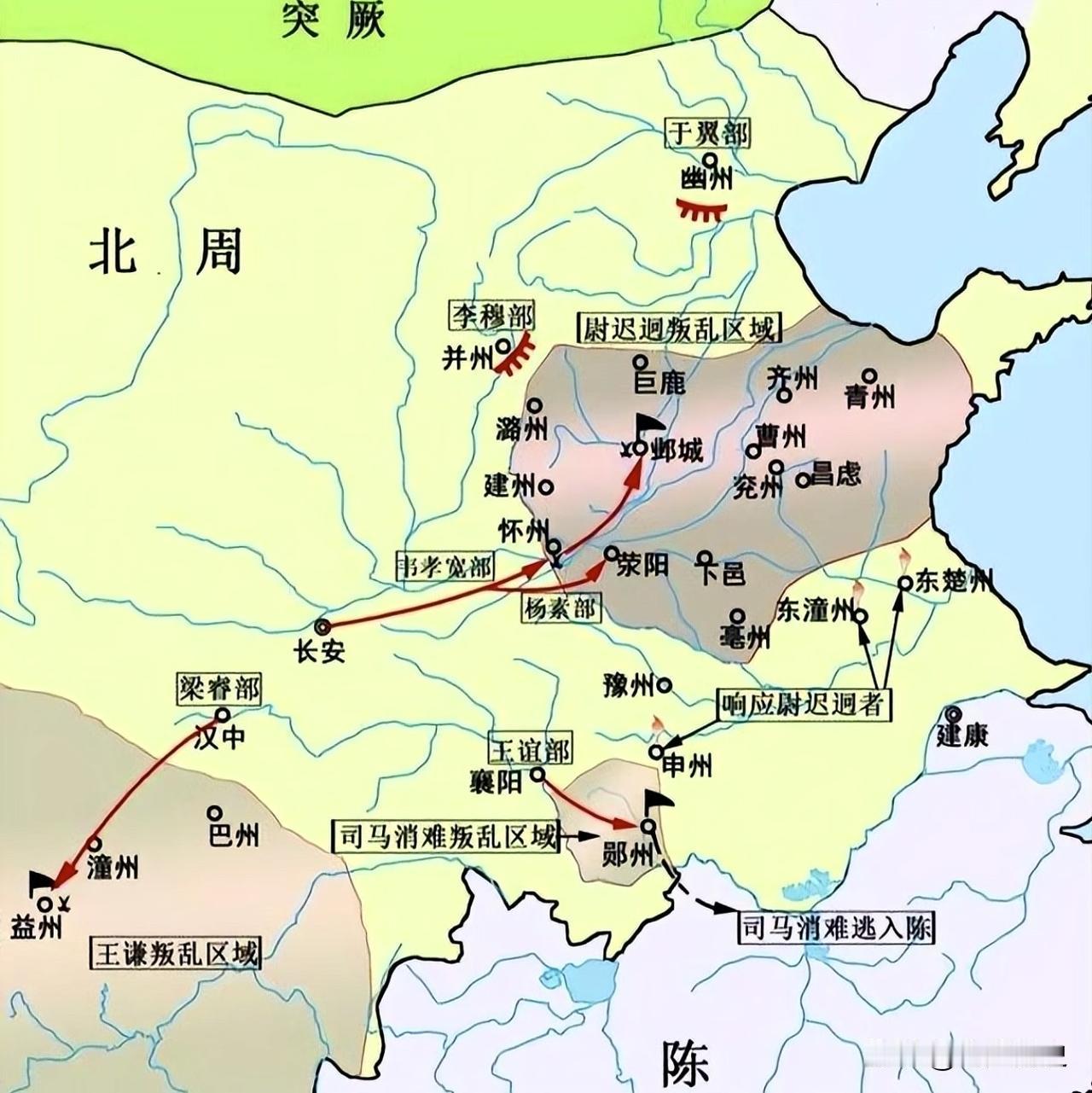 有人说杨坚取代北周建立隋朝很容易，只需以外戚身份发一道圣旨就篡夺了宇文家的天下，