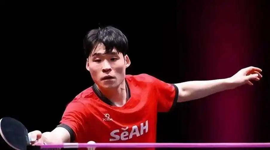 刚刚结束了一场国际乒联澳门单打世界杯男单小组赛第二轮，男单世界排名第10的韩国一