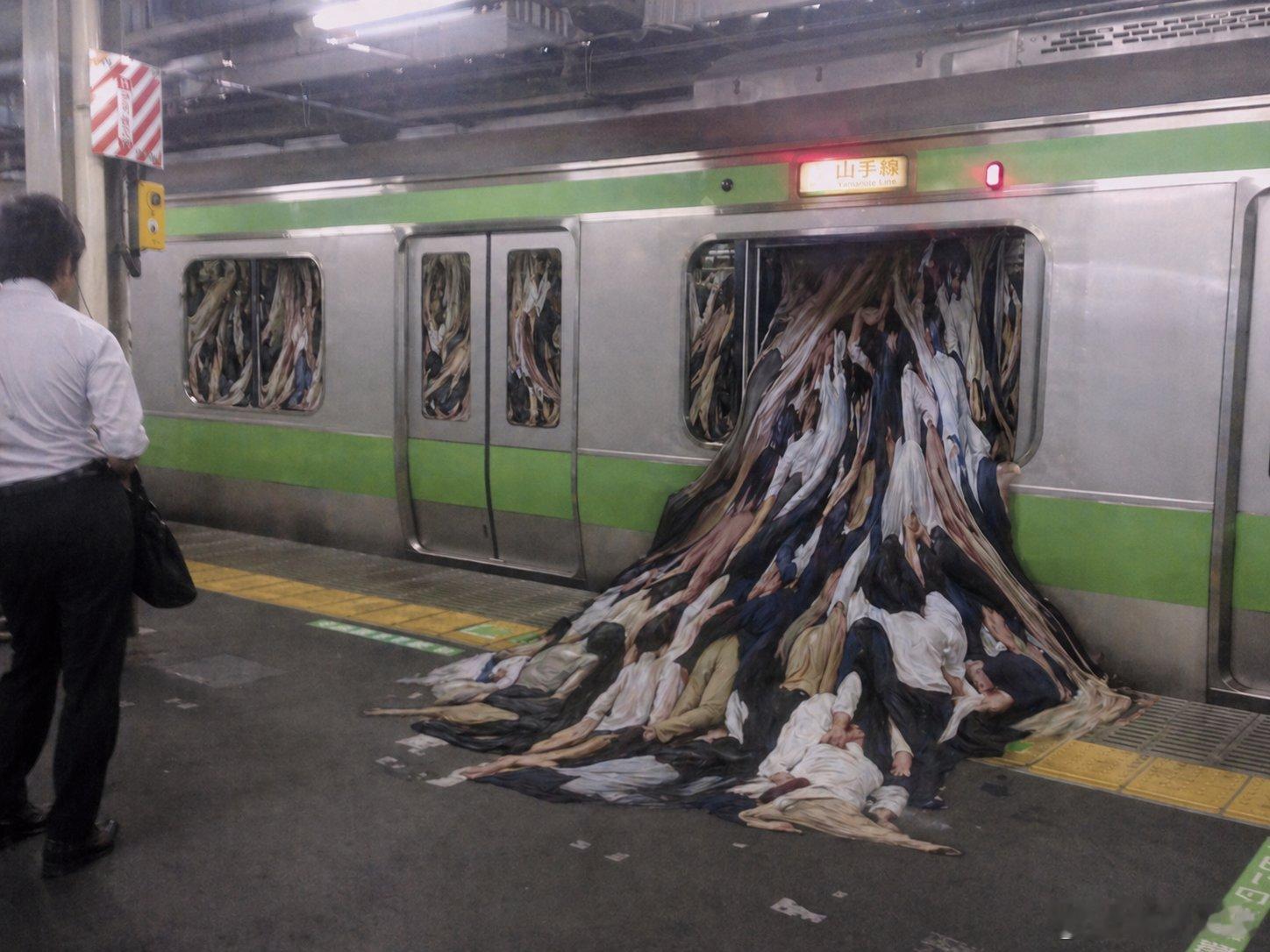 1997年发生在日本东京JR山手线新宿站的“通勤液化事件”：事故发生在早高峰时段