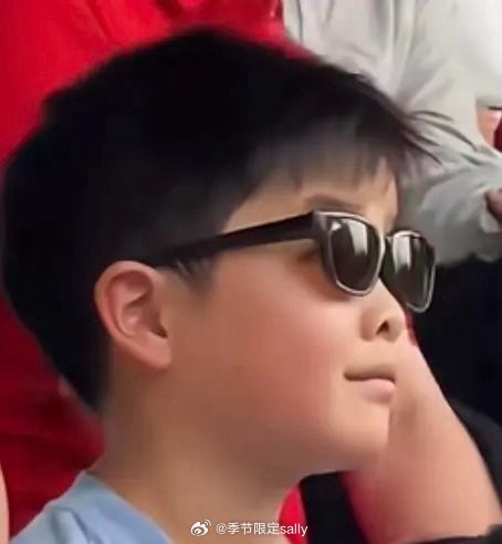 佟丽娅儿子太像陈思诚了