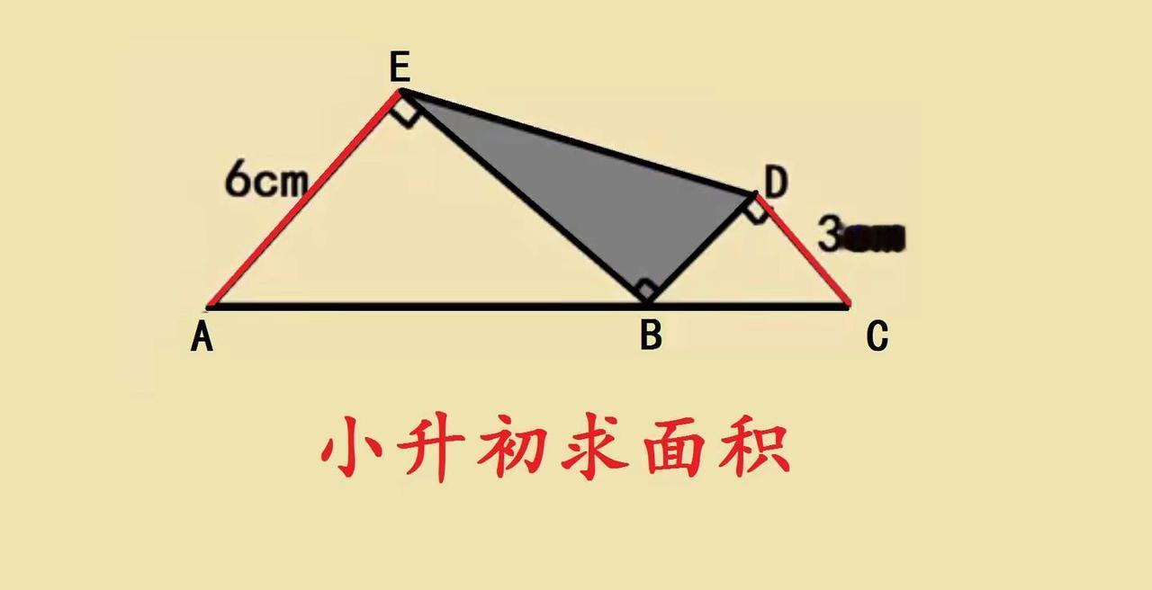 小升初压轴。小升初几何求面积：补形+一半模型，破题核心思维小升初几何求面积，不