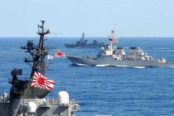 中美日之间，其实现在已经基本上算是明牌了，美国的收缩战略，总体上已经是处于执行阶