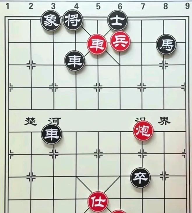 三步就可以绝杀的棋，好多业八水平的棋友都想不到，都说红棋输了，在实战中想不到可以