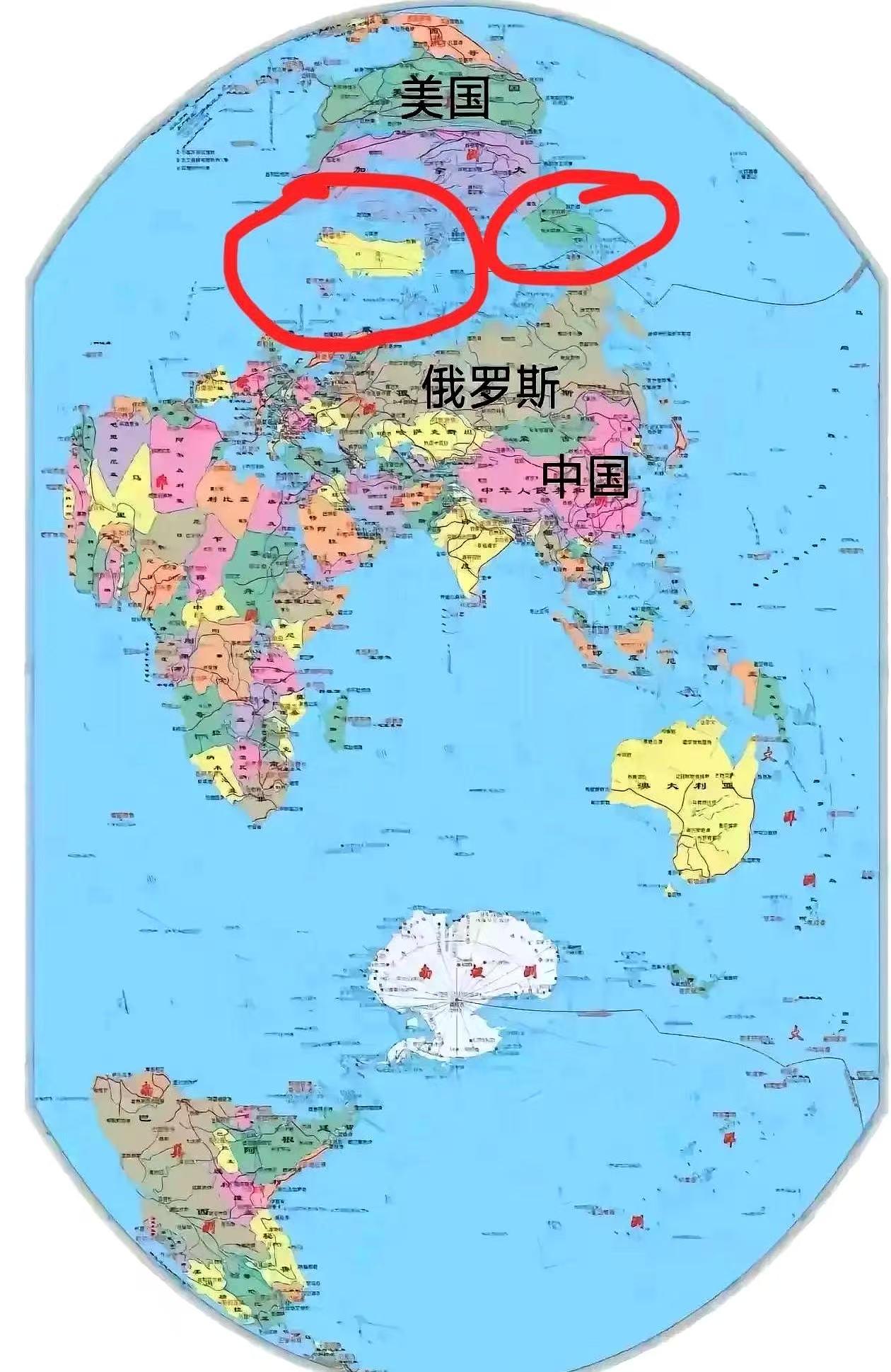 看看地图你就知道为啥老美一个劲的要格陵兰岛，因为它在中俄美几乎中间位置，中俄发射