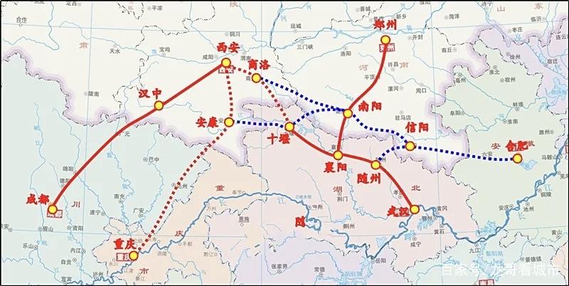 没想到合康高铁通道也会有南北之争，湖北为了发展巩固和完善襄阳的铁路枢纽地位，力推