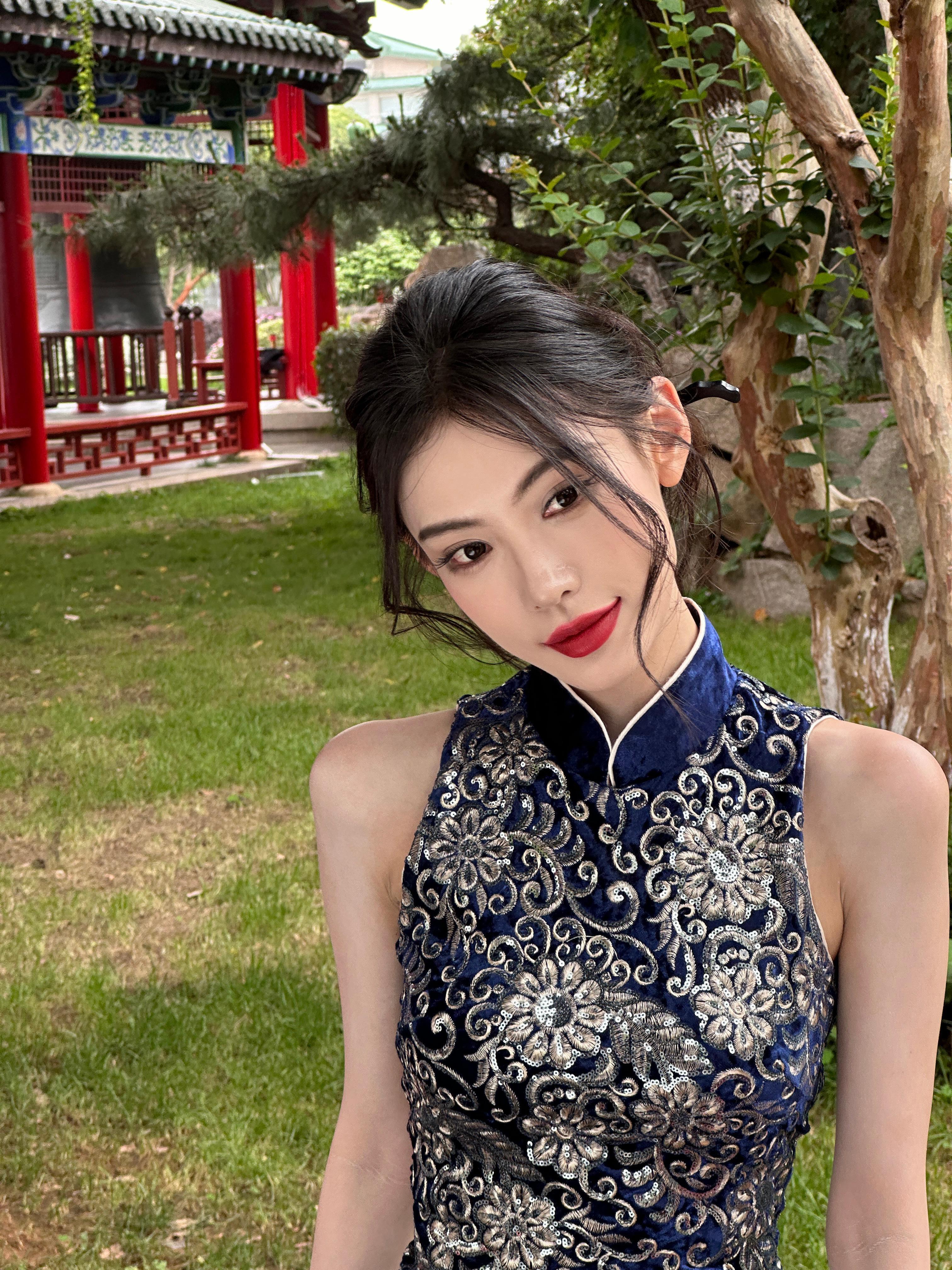 旗袍女人最好的医美🪭王新迪​​​