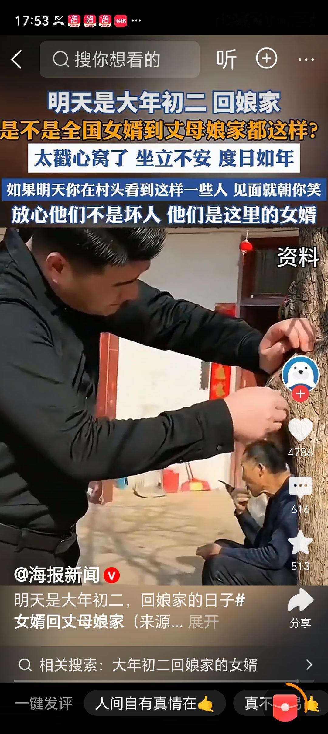 大年初二女婿回丈母娘家啥状态大年初二女婿回丈母娘家，状态那真是五花八门。有的女