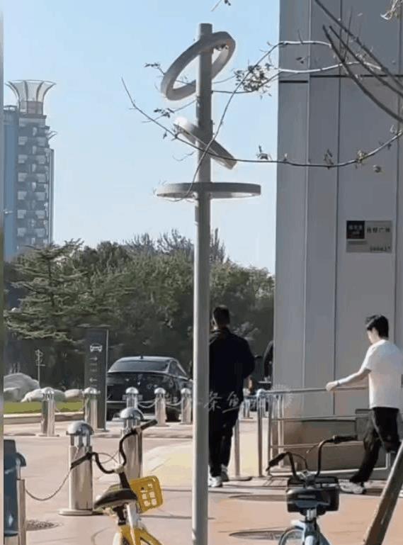 新的角度，莎莎和大头去办理签证，一前一后！谁懂啊，他俩的背影都是可可爱爱的，大