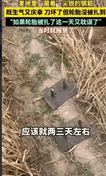 真是缺德坏透了！”山东潍坊，男子开着播种机准备给农田播种，开到地中央时，突然感觉