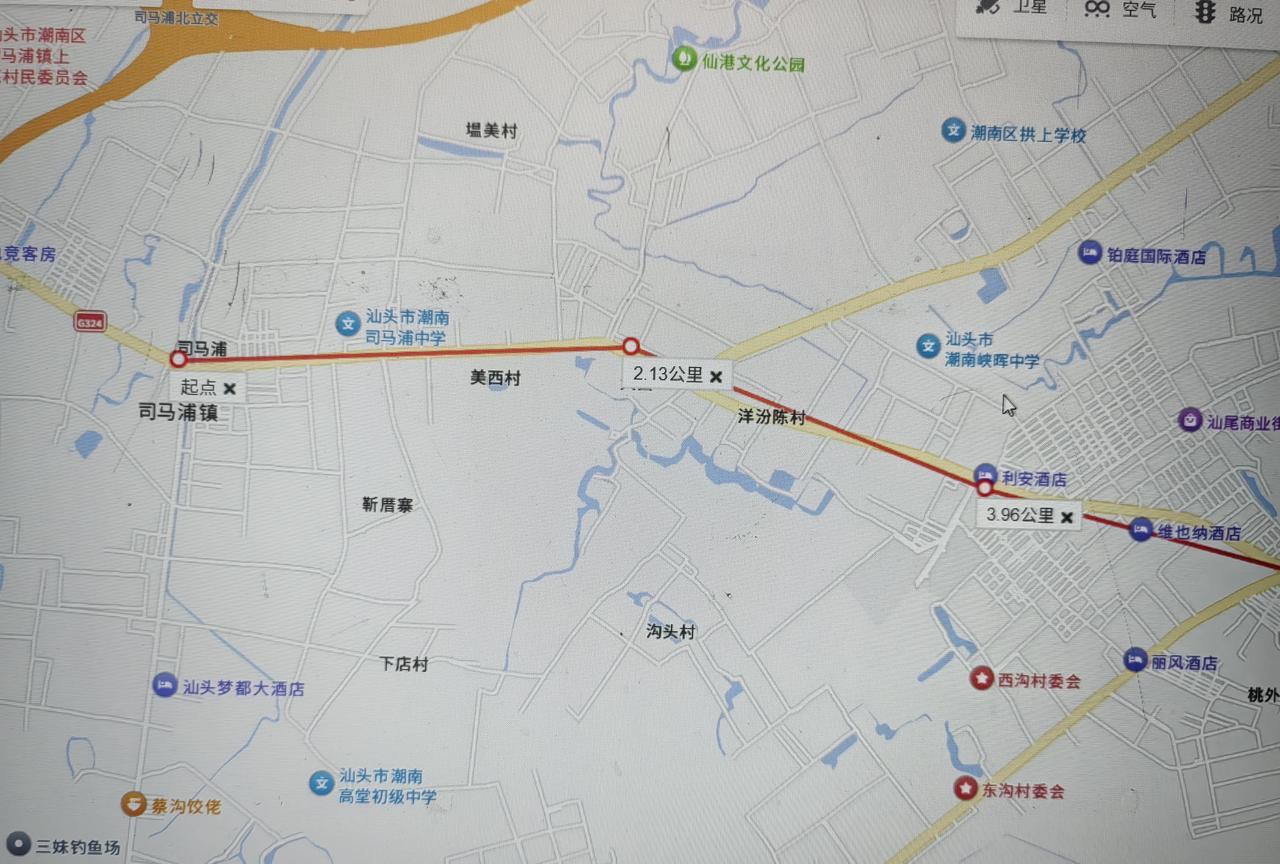 汕头地铁5号线自制规划图线路名称：汕头地铁5号线起止点：司马浦-汕头高铁站