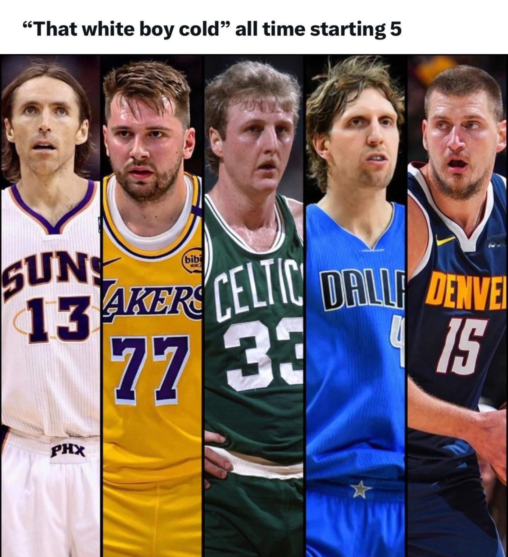 这个白人五虎挺强的啊。​​​