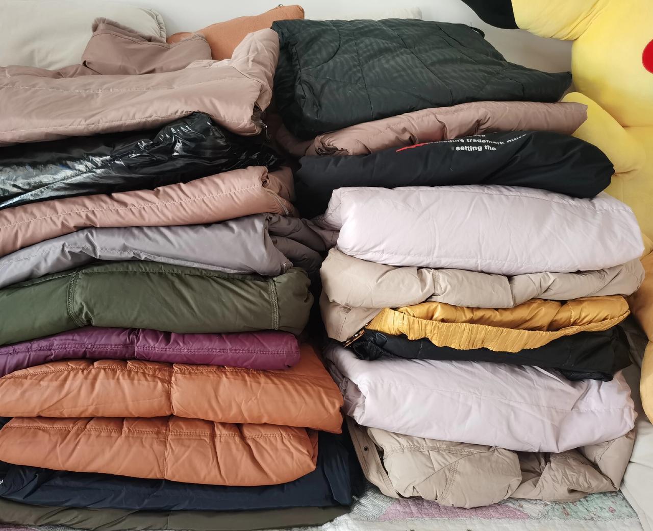 晒晒羽绒服。。其实青岛的冬天，真的不怎么冷的