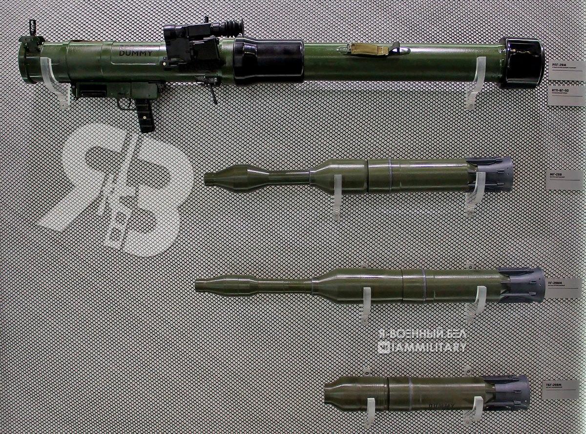 在“国家安全：白俄罗斯-2026”展会上展出的升级版RPG-29M“吸血鬼”