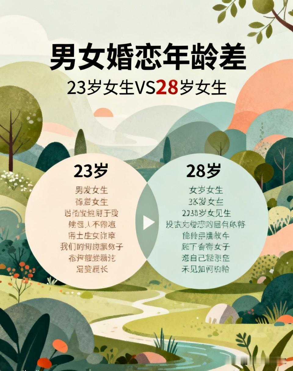 男女婚恋年龄差，真的太不公平、又太现实了网上一段话说透了男女婚恋的残酷差别
