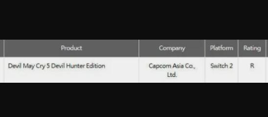【不是传闻！NS2版鬼泣5真的要来了】早前有舅舅党提前曝光之后，现在NS2版《鬼