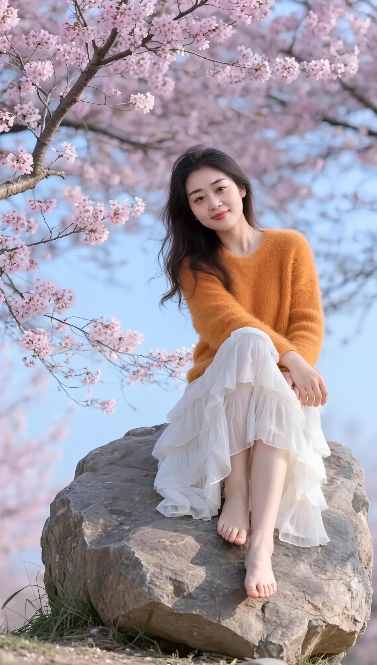 七律•倾世芳颜青云/赋玉面粉腮胜桃花，身姿曼妙韵无穷；青丝似黛香风绕，半