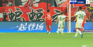 分析国安进球有没有犯规。先说进球过程，国安在右侧组织进攻，转移志禁区左侧，林良
