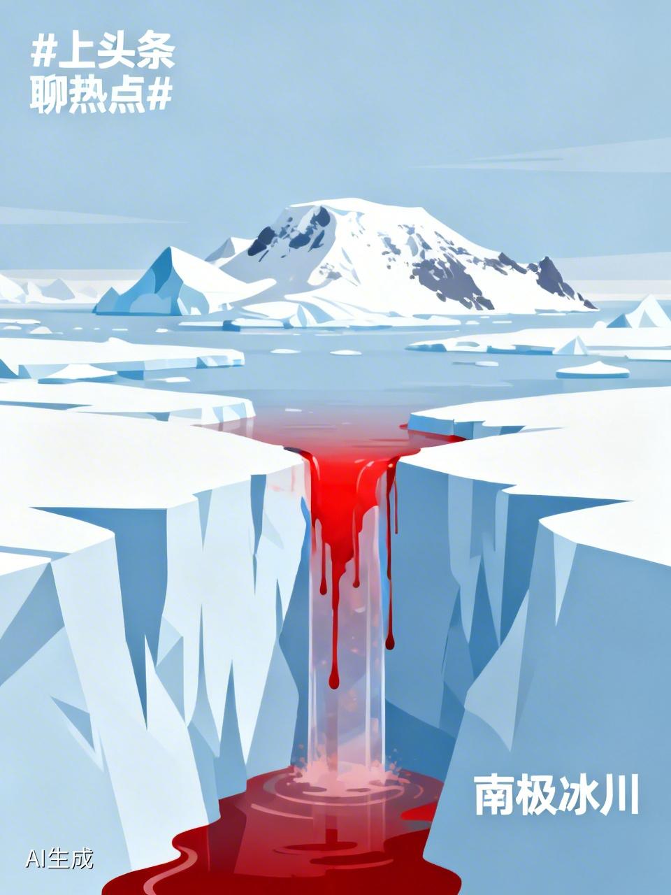 南极冰川竟会“流血”？百年谜团背后是百万年前的古老海水。科学家揭晓，南极洲泰勒