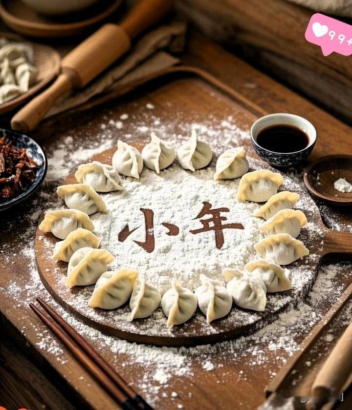 小年一到，年味直接拉满，空气里都飘着甜甜的烟火气。糖瓜甜、点心香，家家户户