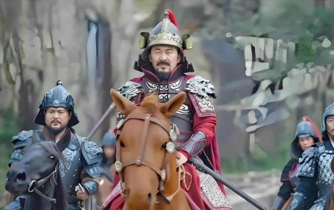 陈桥兵变后，赵匡胤带甲士入宫，符太后将幼帝柴宗训护在身后，质问：“你对得起先帝的
